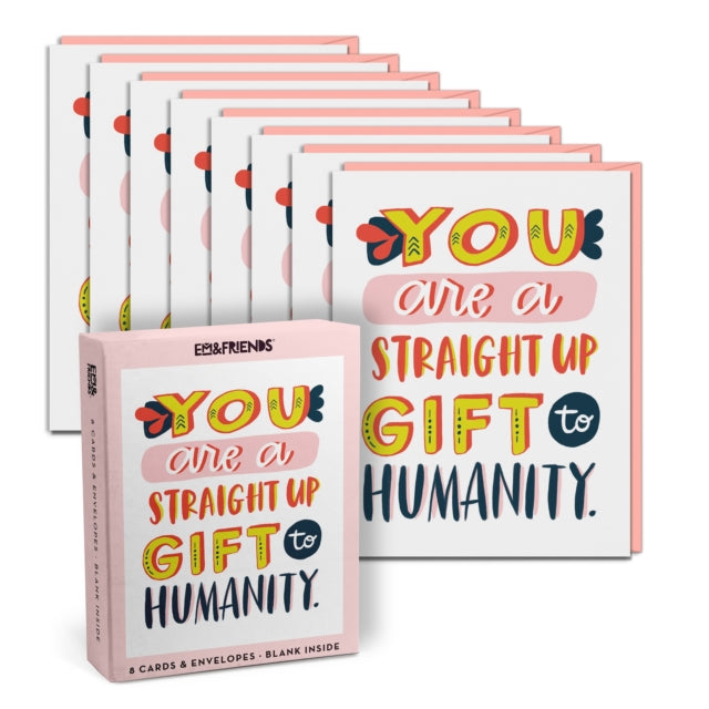 Em & Friends Gift to Humanity Card, Box of 8 Single Encouragement Cards