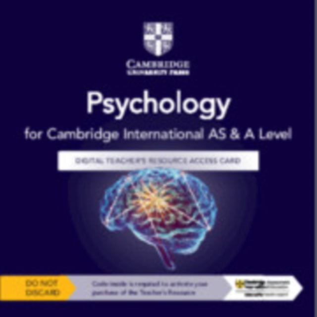 Cambridge International AS & A Level Psychology Digital Teacher's Resource Access Card