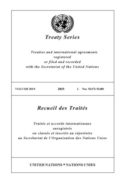 Treaty Series 3019 (English/French Edition)