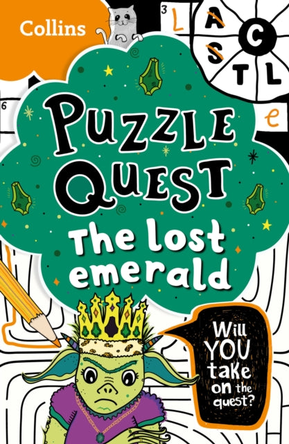 Puzzle Quest The Lost Emerald: Solve More Than 100 Puzzles in This Adventure Story for Kids Aged 7+