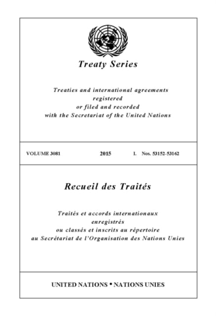 Treaty Series 3081 (English/French Edition)