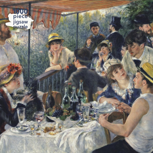 Adult Jigsaw Puzzle Pierre Auguste Renoir: Luncheon of the Boating Party: 1000-piece Jigsaw Puzzles