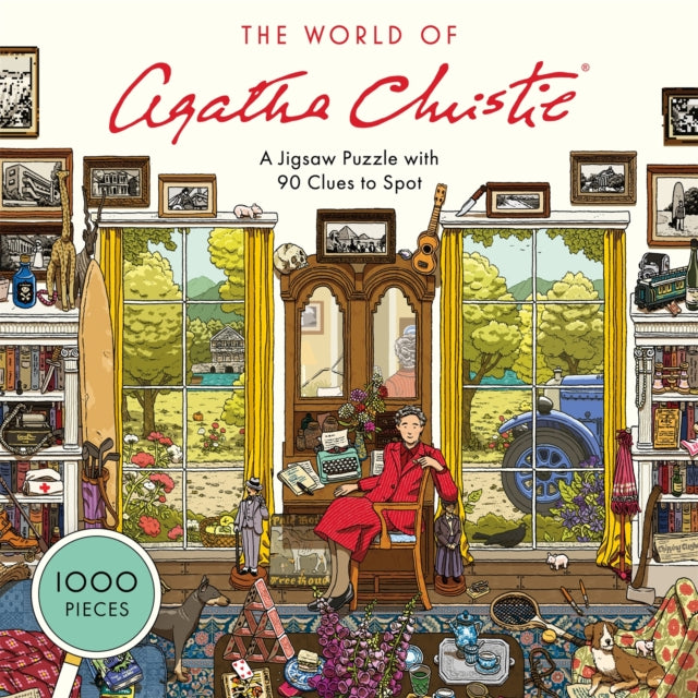 The World of Agatha Christie: 1000-piece Jigsaw: 1000-piece Jigsaw with 90 clues to spot