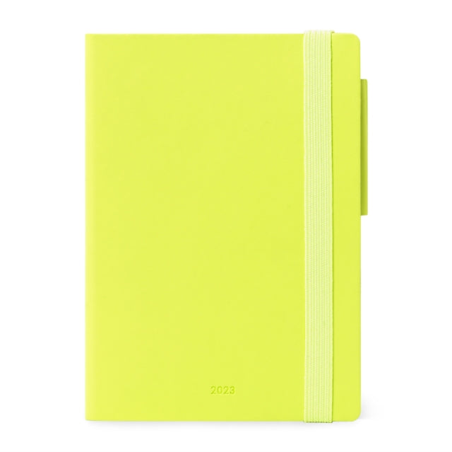 Small Weekly Diary 12 Month 2023 - Lime Green