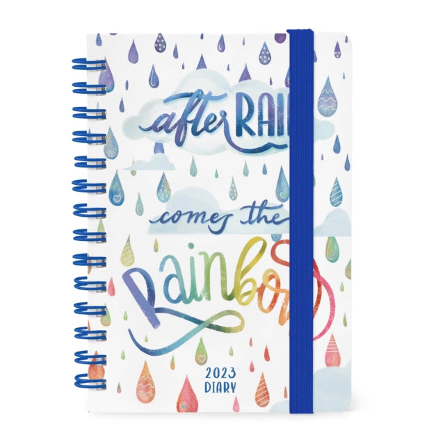 Small Weekly Spiral Bound Diary 12 Month 2023 - After Rain