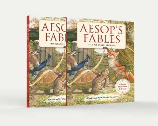 Aesop's Fables Heirloom Edition: The Classic Edition Hardcover with Slipcase and Ribbon Marker (Fairy Tales, Classic Children Books, Animal Stories, Books for Young Children)