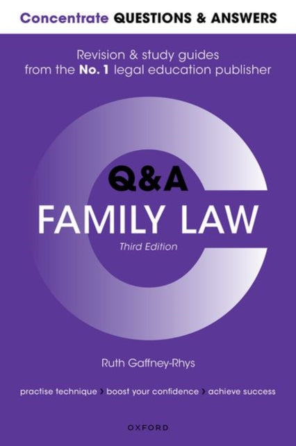 Concentrate Questions and Answers Family Law: Law Q&A Revision and Study Guide