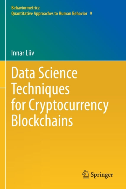 Data Science Techniques for Cryptocurrency Blockchains