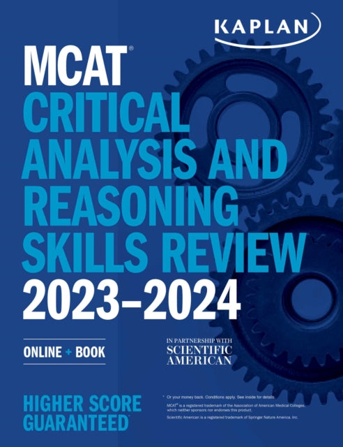 MCAT Critical Analysis and Reasoning Skills Review 2023-2024: Online + Book