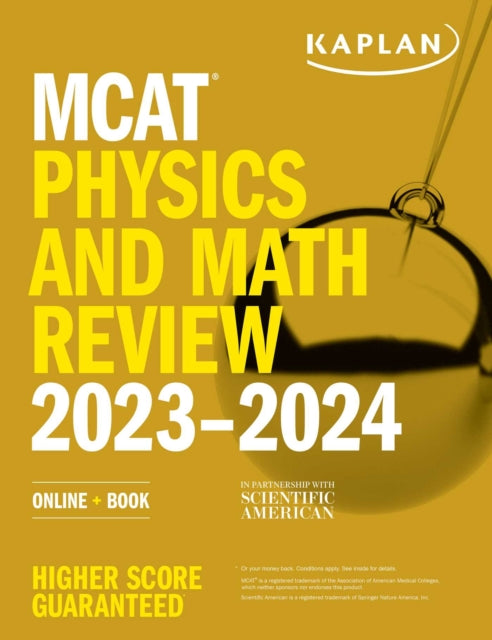 MCAT Physics and Math Review 2023-2024: Online + Book