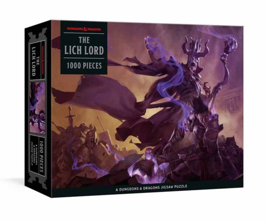 The Lich Lord Puzzle: 1000-Piece Jigsaw Puzzle Featuring the Iconic Cover Art from the Dungeon Master's Guide