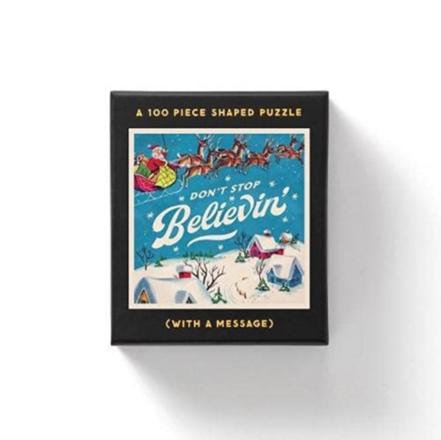 Don't Stop Believin' 100 Piece Mini Shaped Puzzle