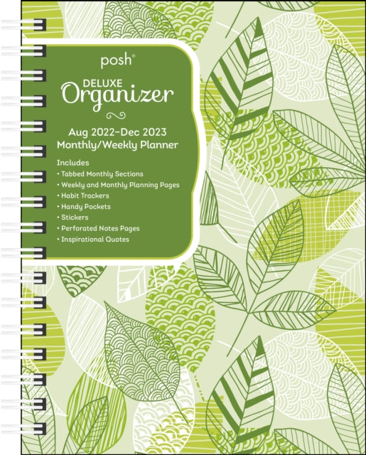 Posh: Deluxe Organizer 17-Month 2022-2023 Monthly/Weekly Softcover Planner Calendar