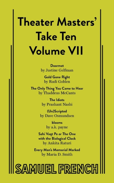 Theater Masters' Take Ten: Volume 7