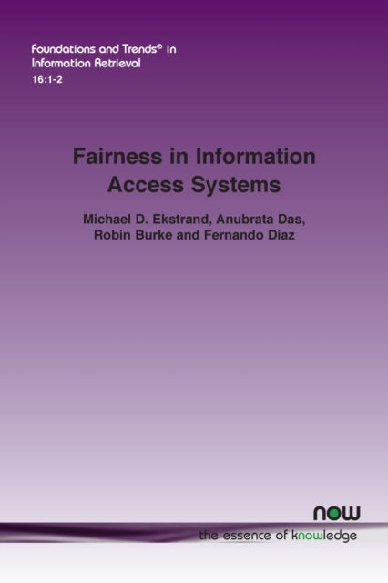 Fairness in Information Access Systems