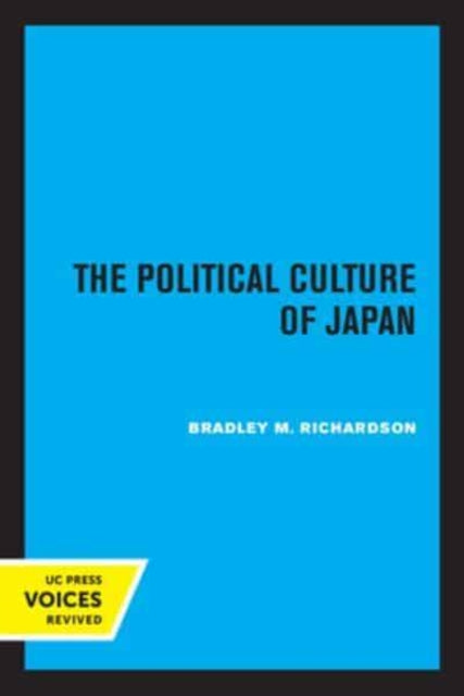 The Political Culture of Japan