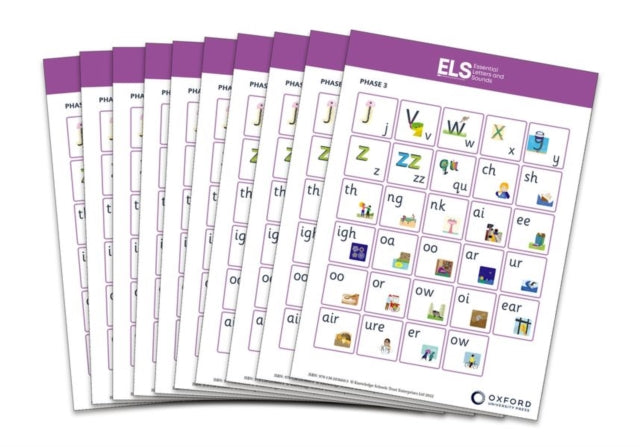 Essential Letters and Sounds: Phase 3 Sound Mats for Reception/P1