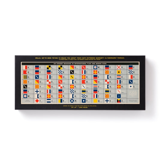 An Urgent Message 1,000 Piece Panoramic Puzzle