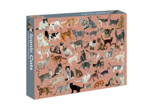 Iconic Cats: 1000 piece jigsaw puzzle