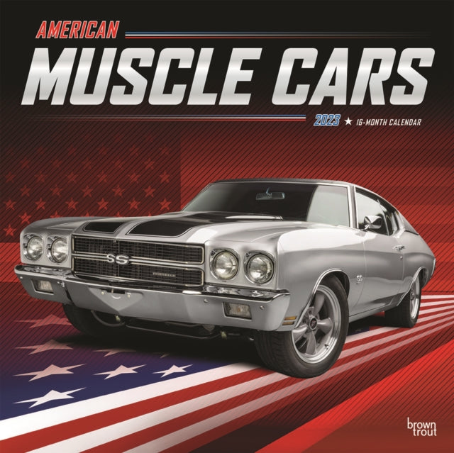 American Muscle Cars 2023 Square Foil Calendar