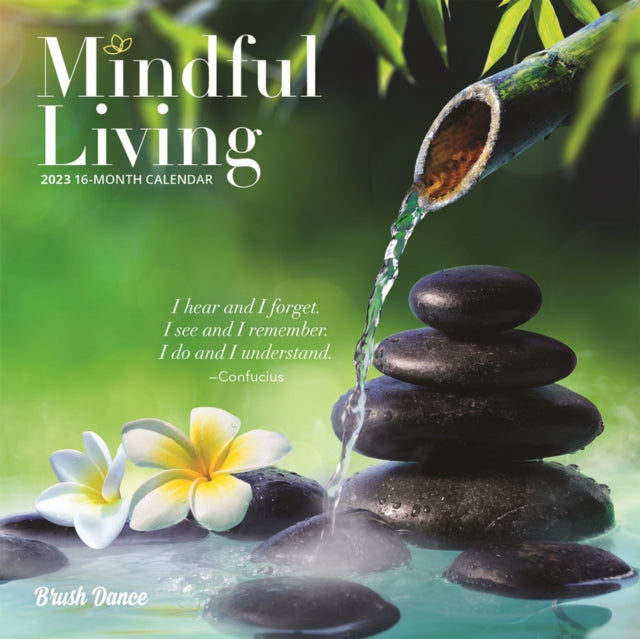 Mindful Living 2023 Mini 7x7 Brush Dance Calendar