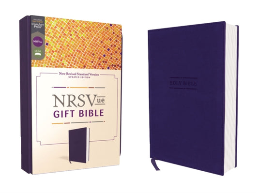 NRSVue, Gift Bible, Leathersoft, Blue, Comfort Print