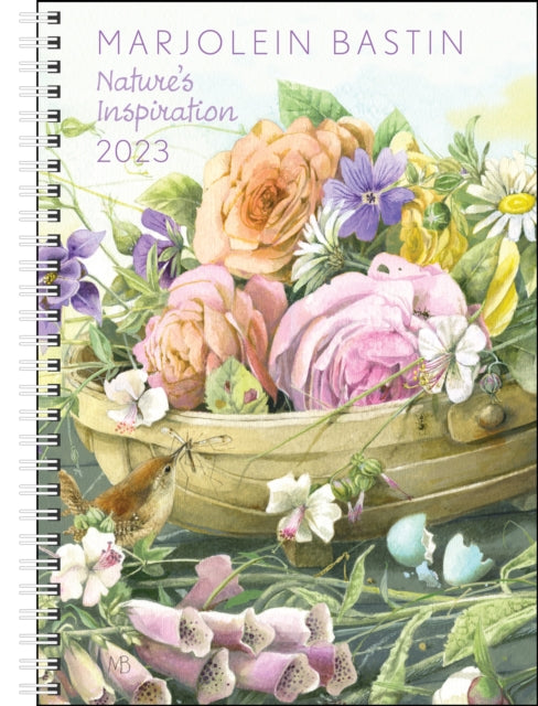 Marjolein Bastin Nature's Inspiration 12-Month 2023 Monthly/Weekly Planner Calendar