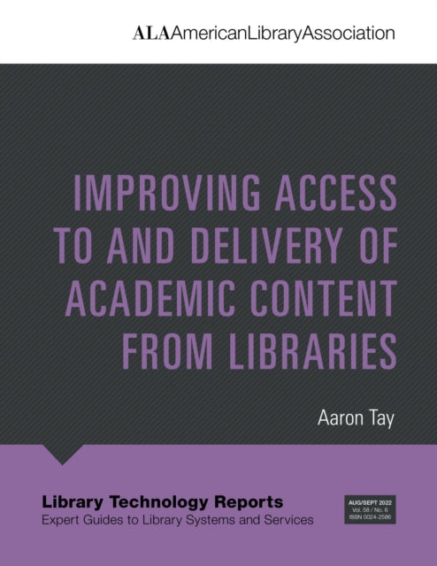 Improving Access to and Delivery of Academic Content from Libraries