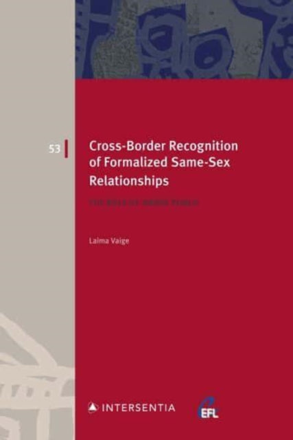 Cross-Border Recognition of Formalized Same-Sex Relationships: The Role of Ordre Public