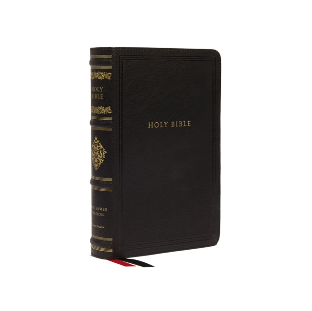 KJV, Wide-Margin Reference Bible, Sovereign Collection, Leathersoft, Black, Red Letter, Comfort Print: Holy Bible, King James Version