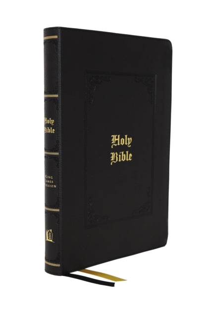 KJV, Large Print Center-Column Reference Bible, Leathersoft, Black, Red Letter, Comfort Print: Holy Bible, King James Version