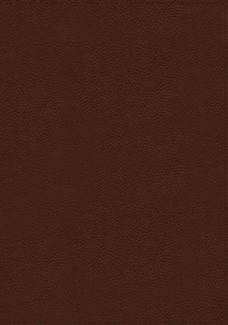 KJV, Thompson Chain-Reference Bible, Genuine Leather, Calfskin, Brown, Art Gilded Edges, Red Letter, Thumb Indexed, Comfort Print