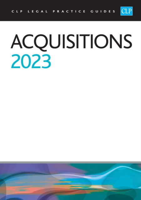 Acquisitions 2023: Legal Practice Course Guides (LPC)