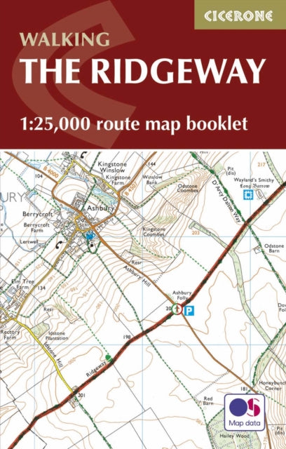 The Ridgeway Map Booklet: 1:25,000 OS Route Mapping