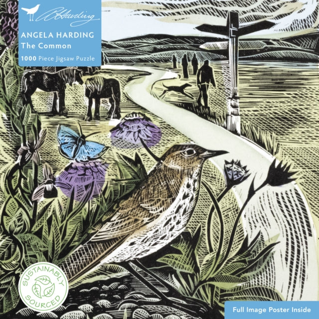 Adult Sustainable Jigsaw Puzzle Angela Harding: The Common: 1000-pieces. Ethical, Sustainable, Earth-friendly