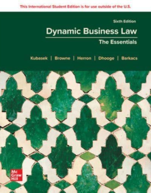 ISE Dynamic Business Law: The Essentials