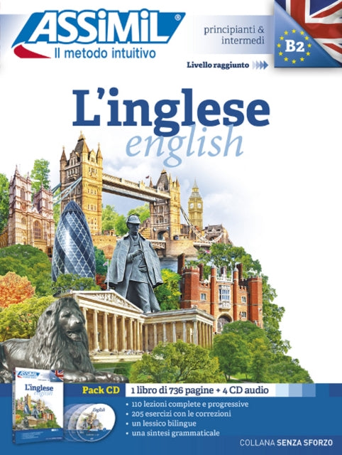 L'Inglese (Book & 4 CDs): Methode d'anglais pour Italiens