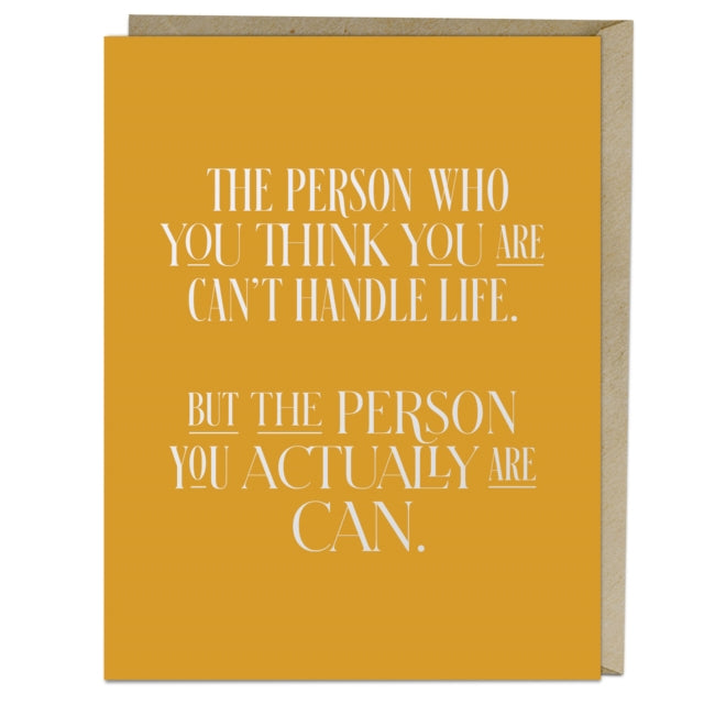 6-Pack  Elizabeth Gilbert for Em & Friends The Person You Actually Are Card
