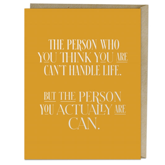 6-Pack  Elizabeth Gilbert for Em & Friends The Person You Actually Are Card