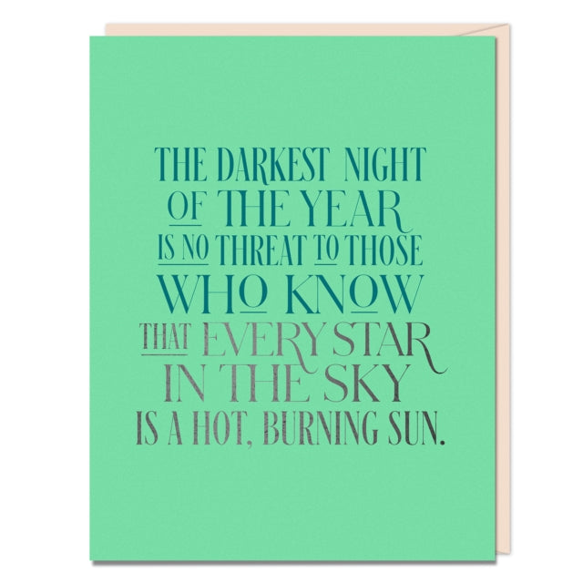 6-Pack  Elizabeth Gilbert for Em & Friends The Darkest Night Card