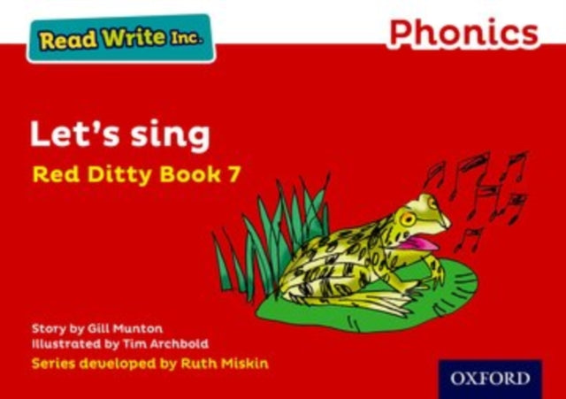 Read Write Inc. Phonics: Red Ditty Book 7 Let's Sing