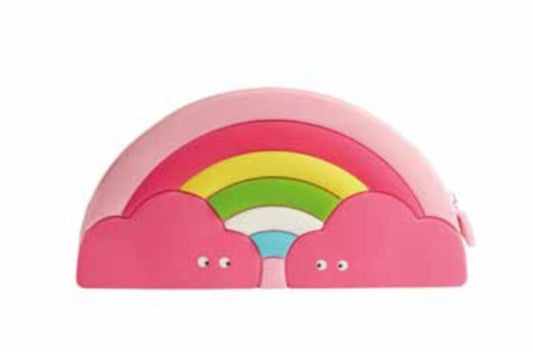 Rainbow Silicone Pencil Case