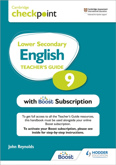 Cambridge Checkpoint Lower Secondary English Teacher's Guide 9 with Boost Subscription: Third Edition