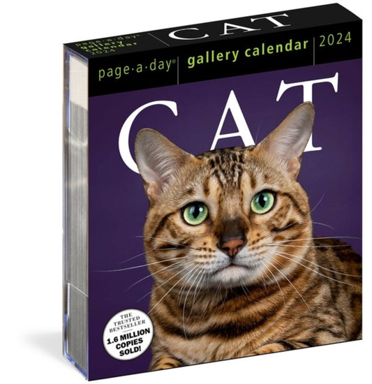 Cat Page-A-Day Gallery Calendar 2024: A Delightful Gallery of Cats for Your Desktop