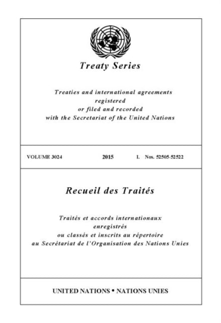 Treaty Series 3024 (English/French Edition)