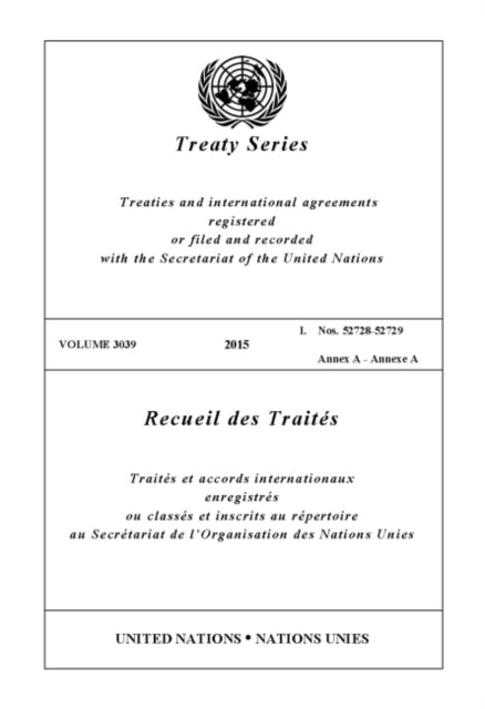 Treaty Series 3039 (English/French Edition)