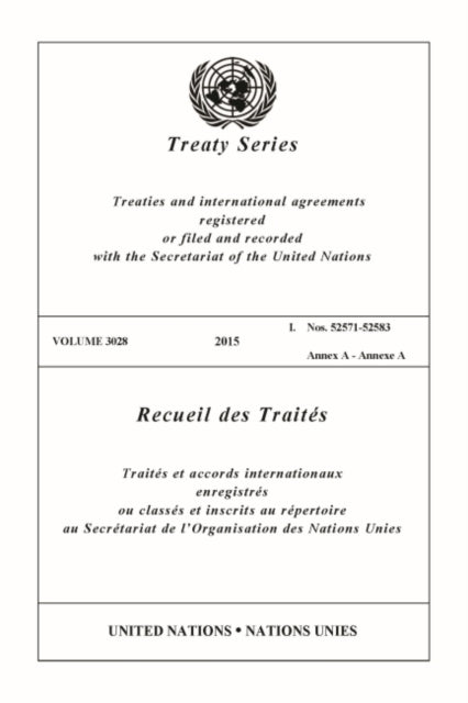 Treaty Series 3028 (English/French Edition)