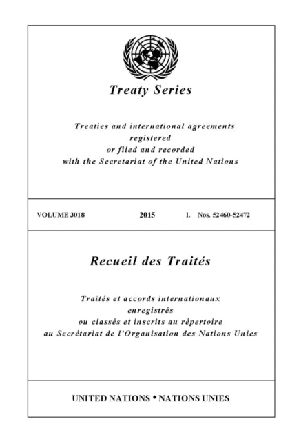 Treaty Series 3018 (English/French Edition)