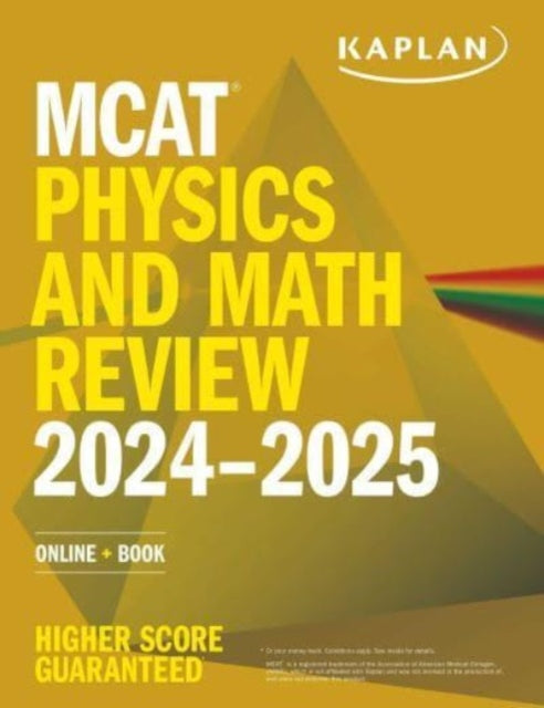 MCAT Physics and Math Review 2024-2025: Online + Book