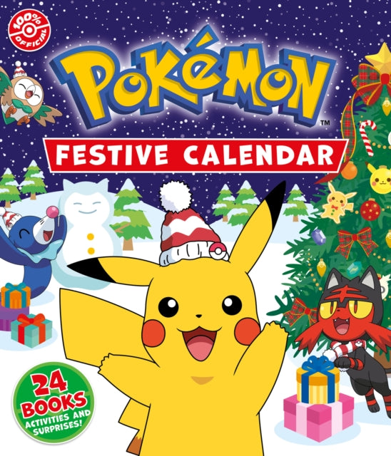 Pokemon: Festive Calendar: A Festive Collection of 24 Books, Activites and Surprises!